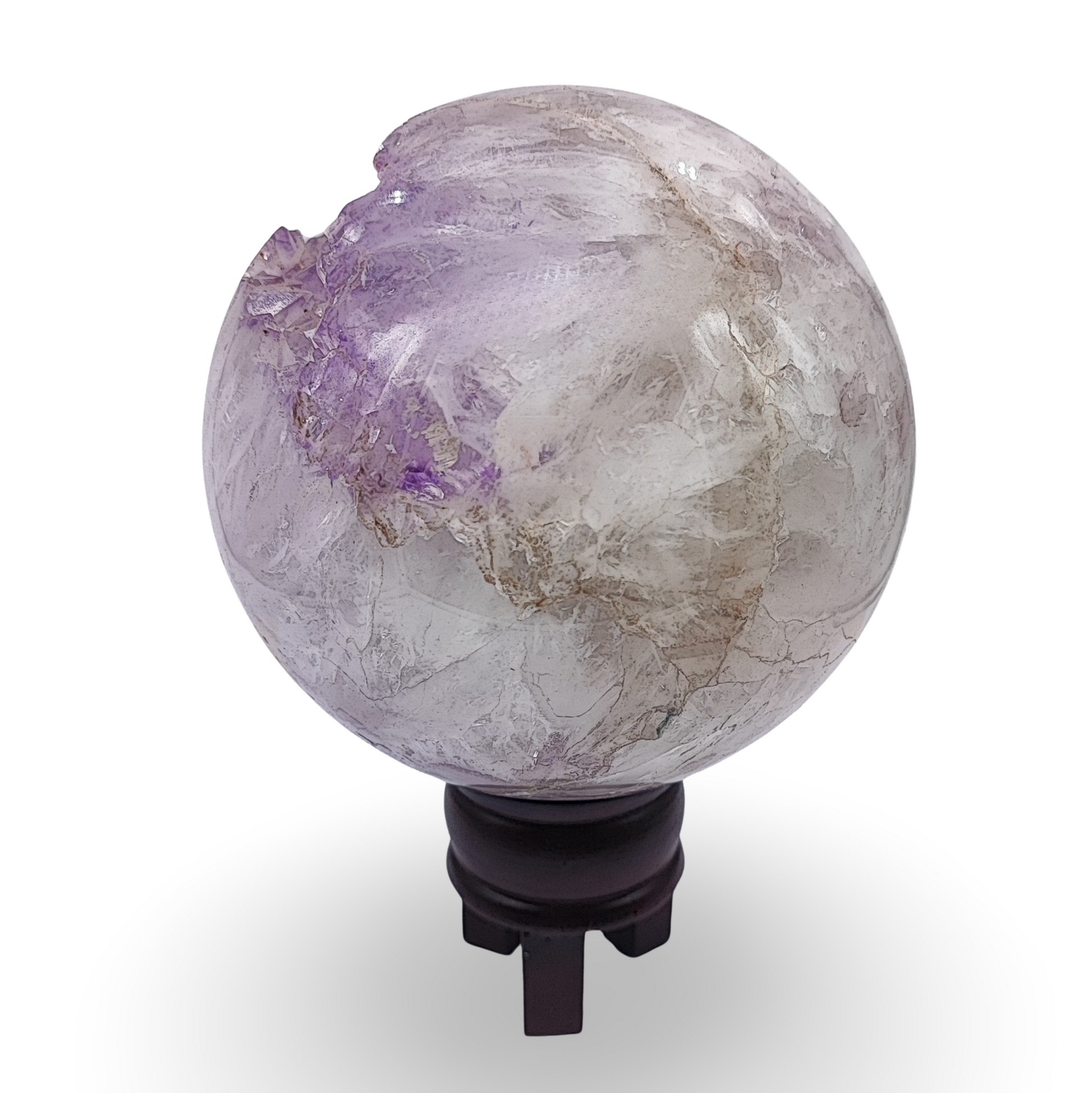 Sphere -Amethyst Druzy -100mm to 120mm - Arômes et Évasions