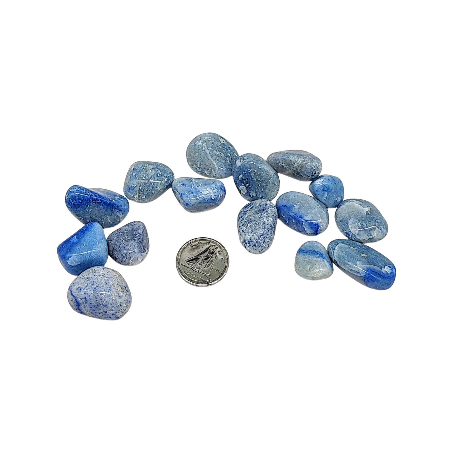 Stone -Blue Aventurine -Tumbled -Small -Small -Aromes Evasions 