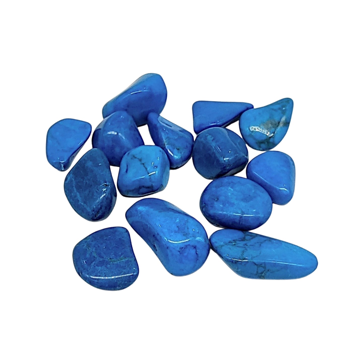 Stone -Blue Howlite -Tumbled -Medium -Medium -Aromes Evasions 