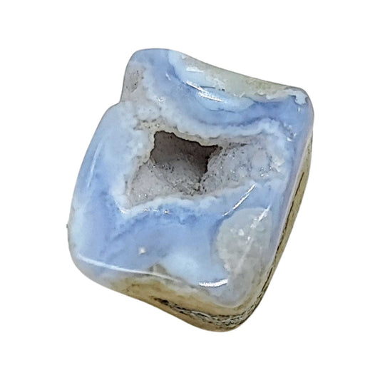 Stone -Blue Lace Agate  -Tumbled -Large -Large -Aromes Evasions 