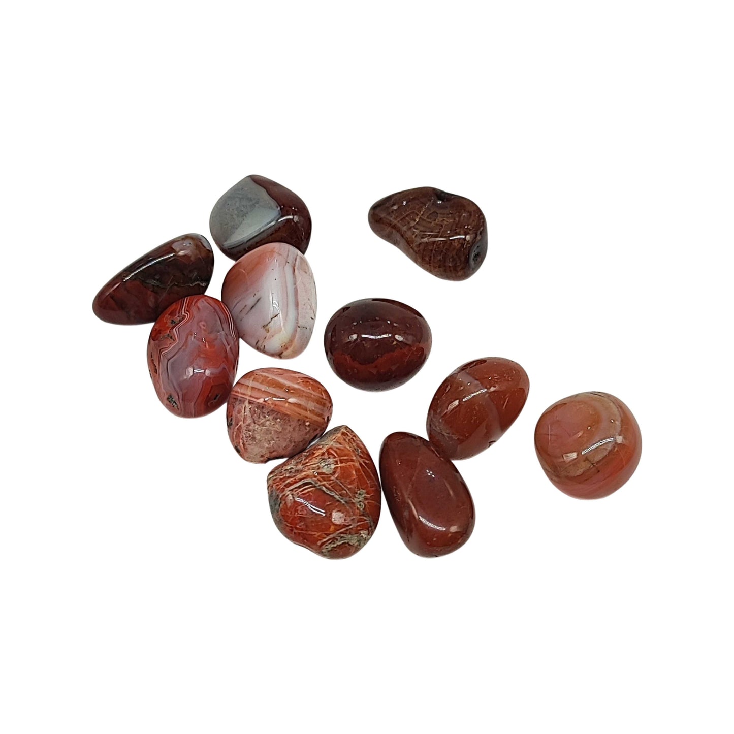 Stone -Carnelian -Tumbled -Medium -Medium -Aromes Evasions 