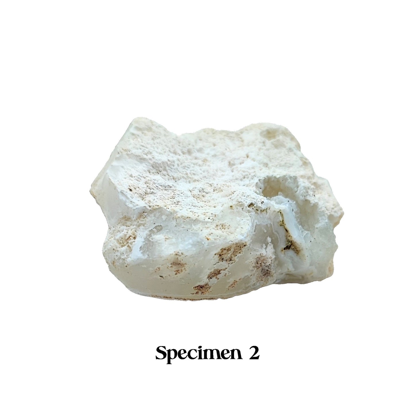 Stone -Jade -White -Rough -4" to 9" -Chunk -Aromes Evasions 