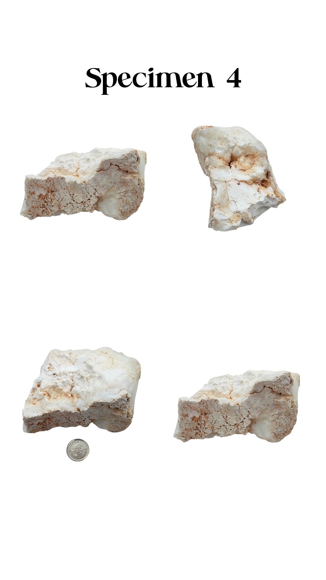 Stone -Jade -White -Rough -4" to 9" -Chunk -Aromes Evasions 