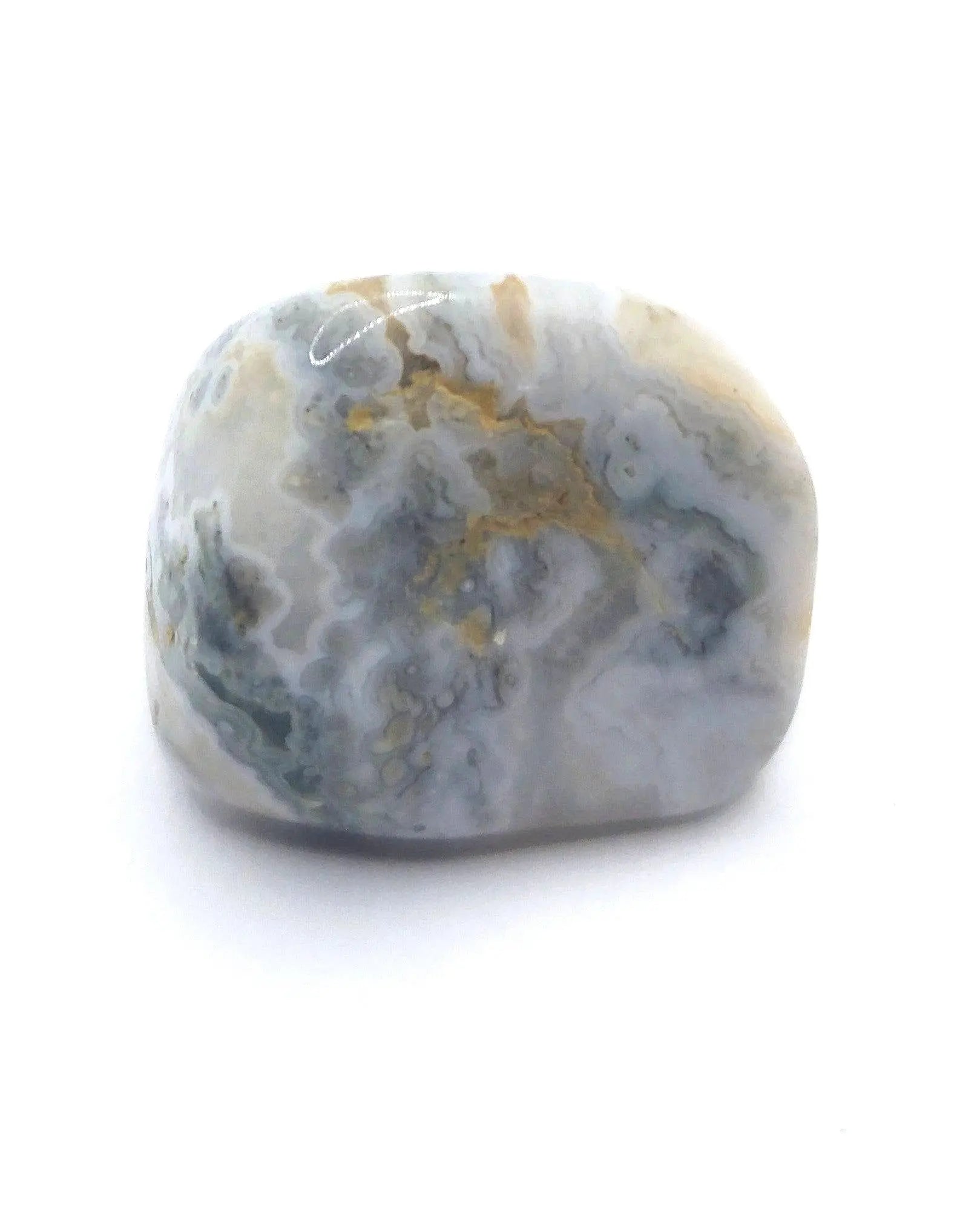 Stone -Jasper -Sea -Tumbled Large Aromes Evasions 