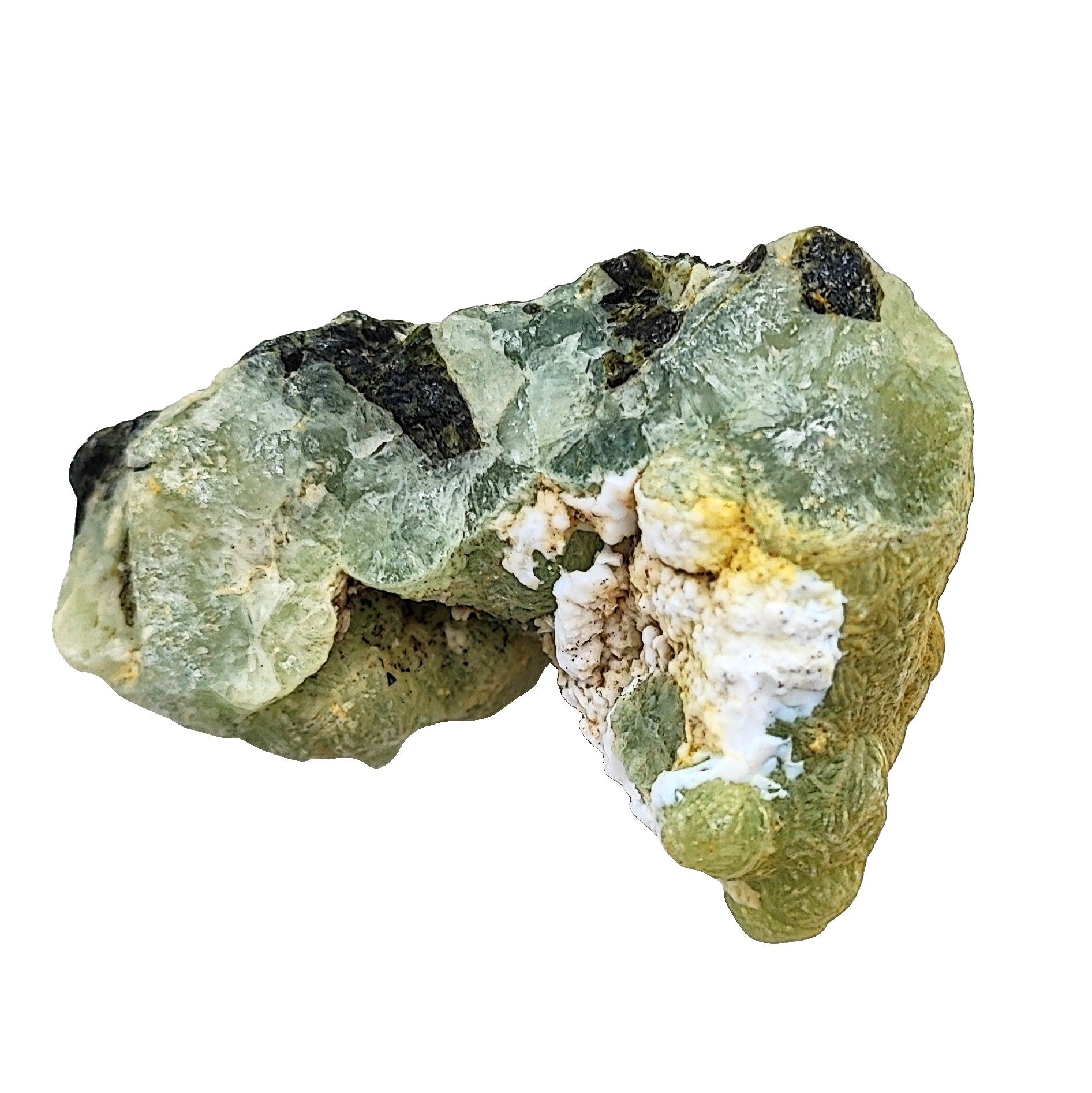 Stone -Prehnite -Rough -Rough -Aromes Evasions 