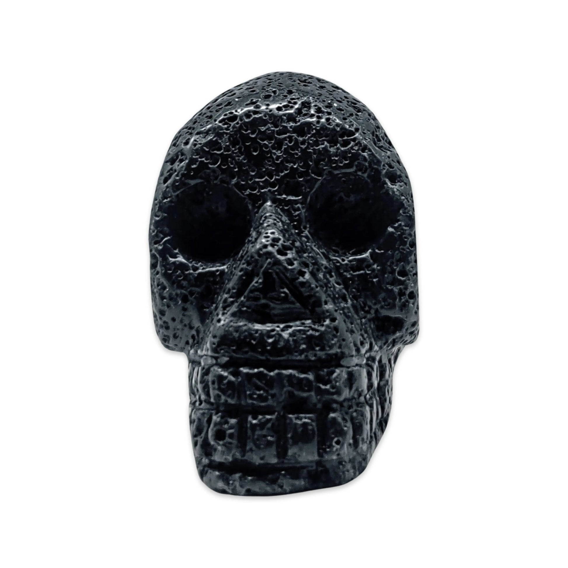 Stone -Skull -Lava Stone -2" -Skull -Aromes Evasions 