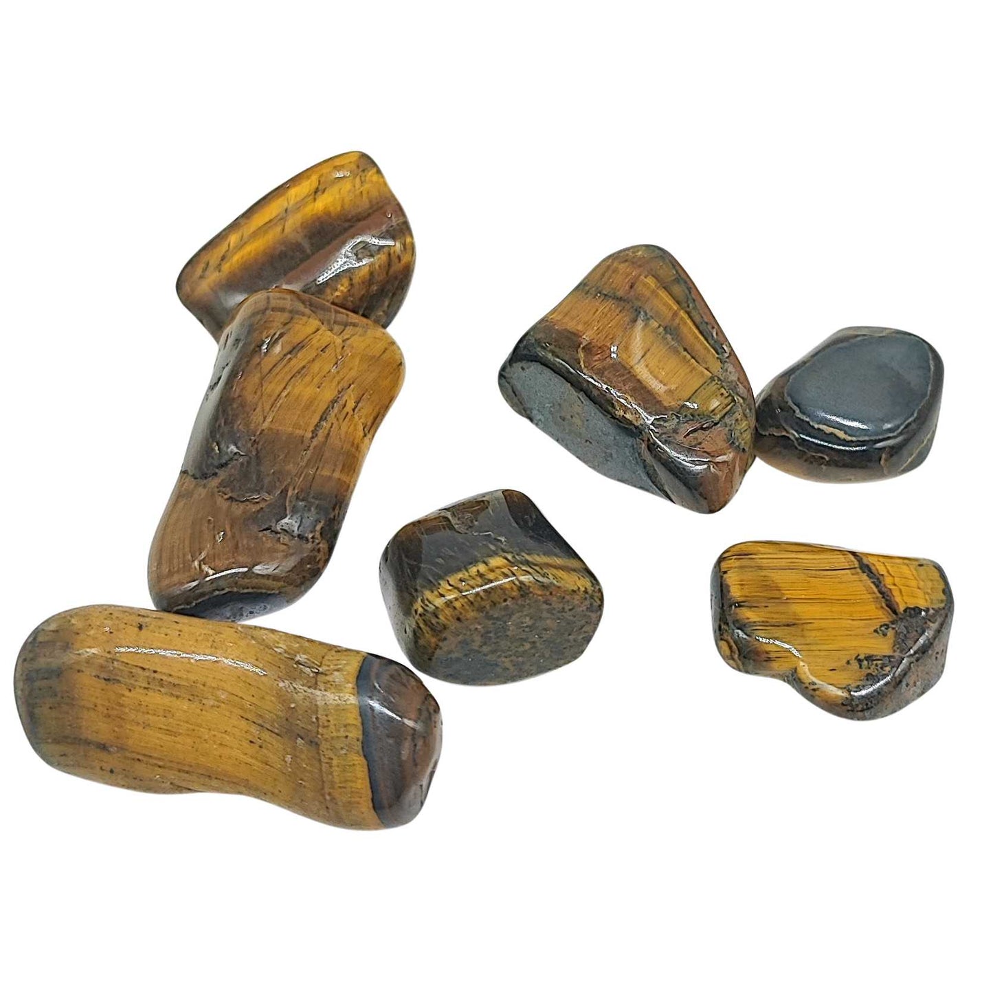 Stone -Tiger Eye -Tumbled -Medium -Medium -Aromes Evasions 