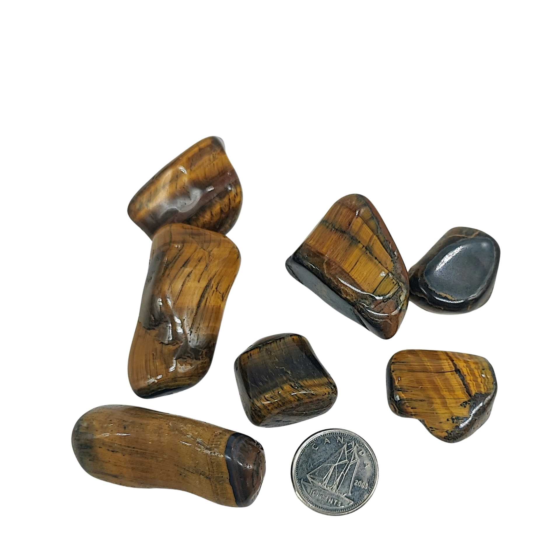 Stone -Tiger Eye -Tumbled -Medium -Medium -Aromes Evasions 