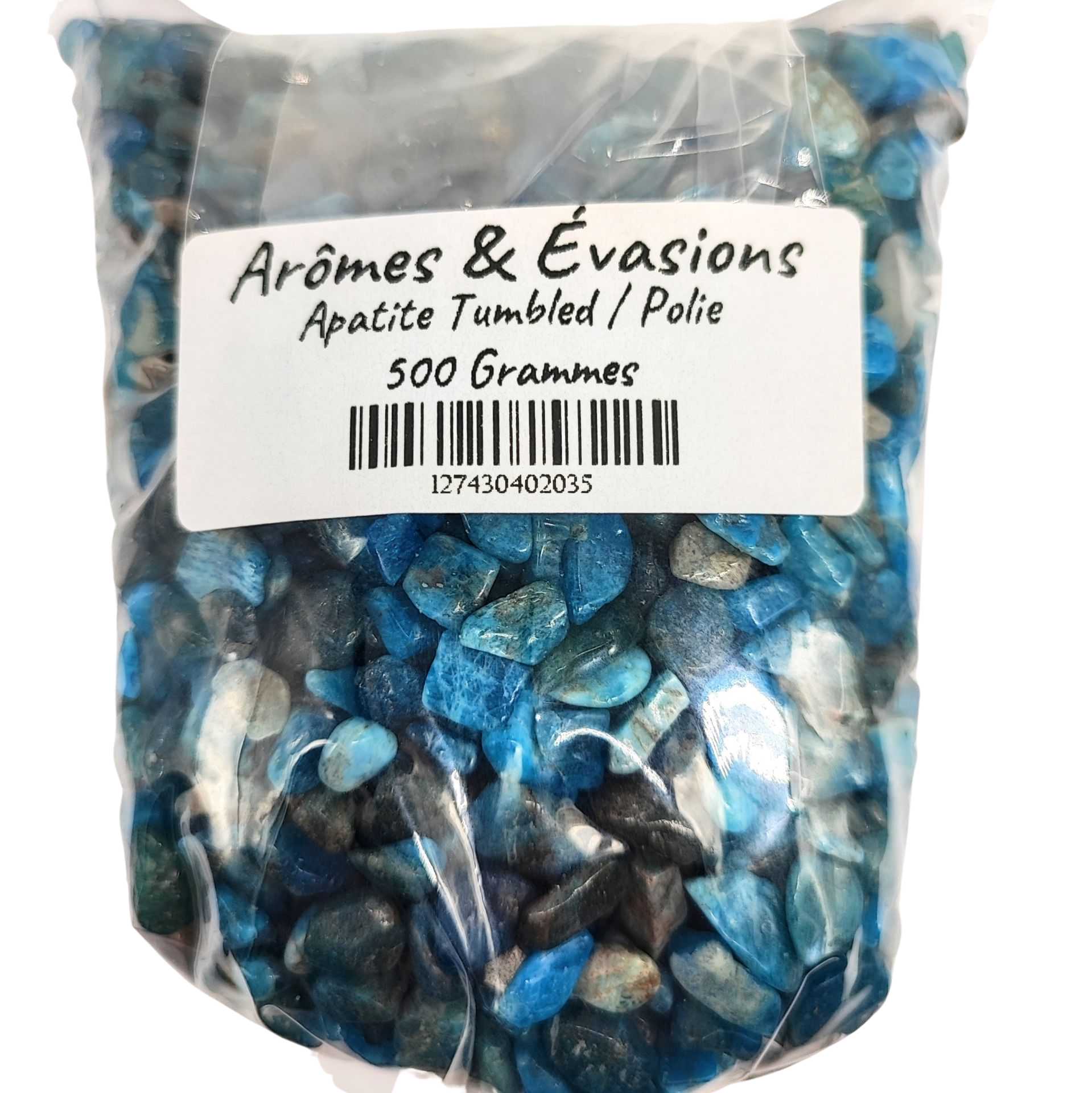 Stone -Tumbled Chips -Apatite -Chips -Aromes Evasions 